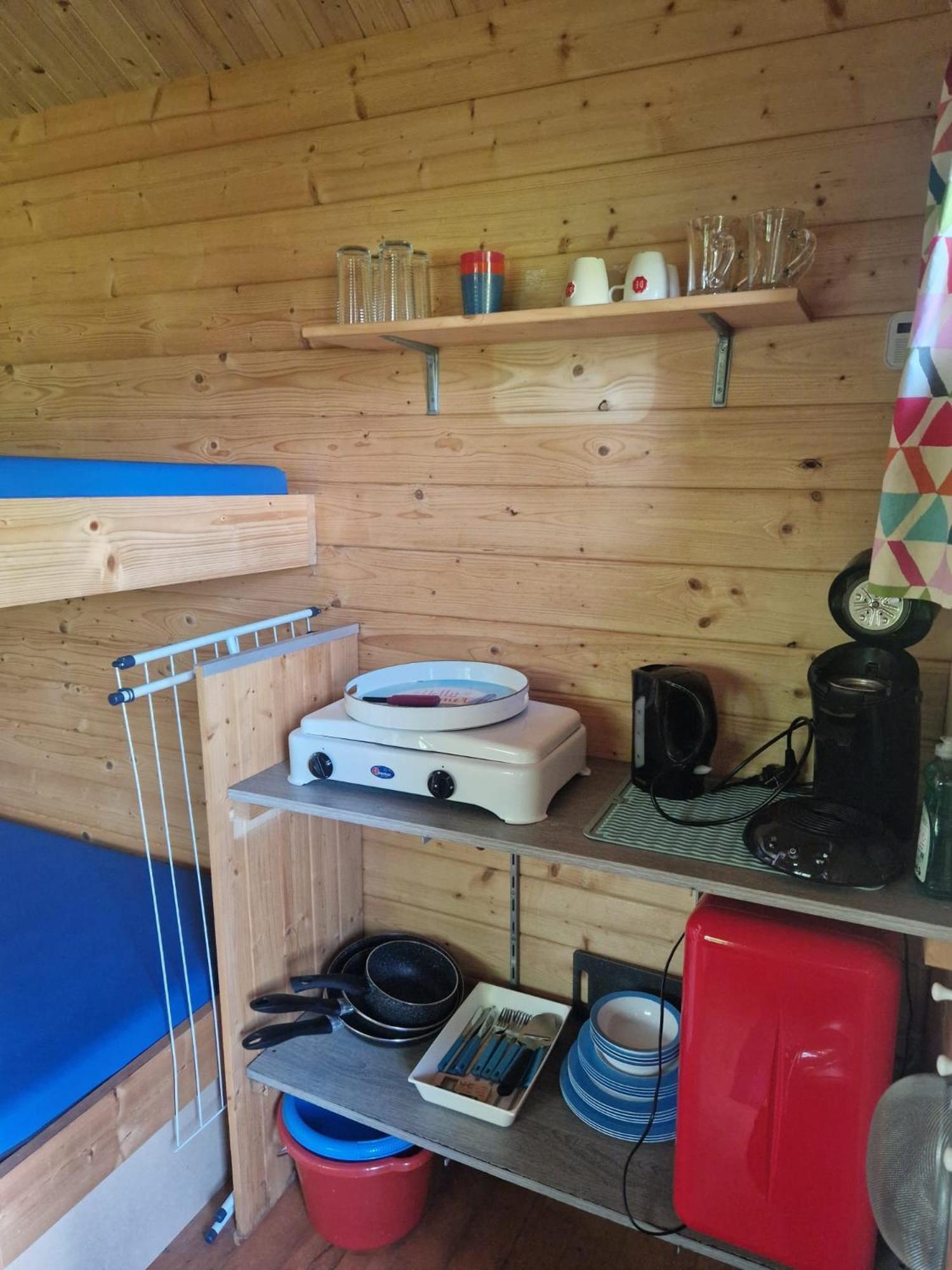 Camping Alkenhaer Appelscha Blokhut Basic Esterno foto